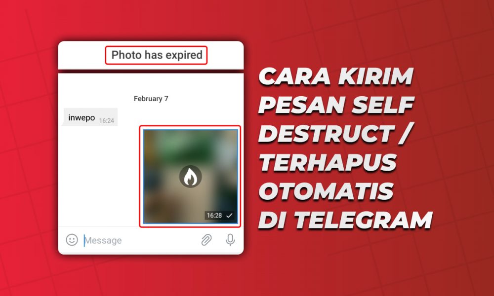 Cara Kirim Pesan Berwaktu (Self Destruct) di Telegram - Inwepo