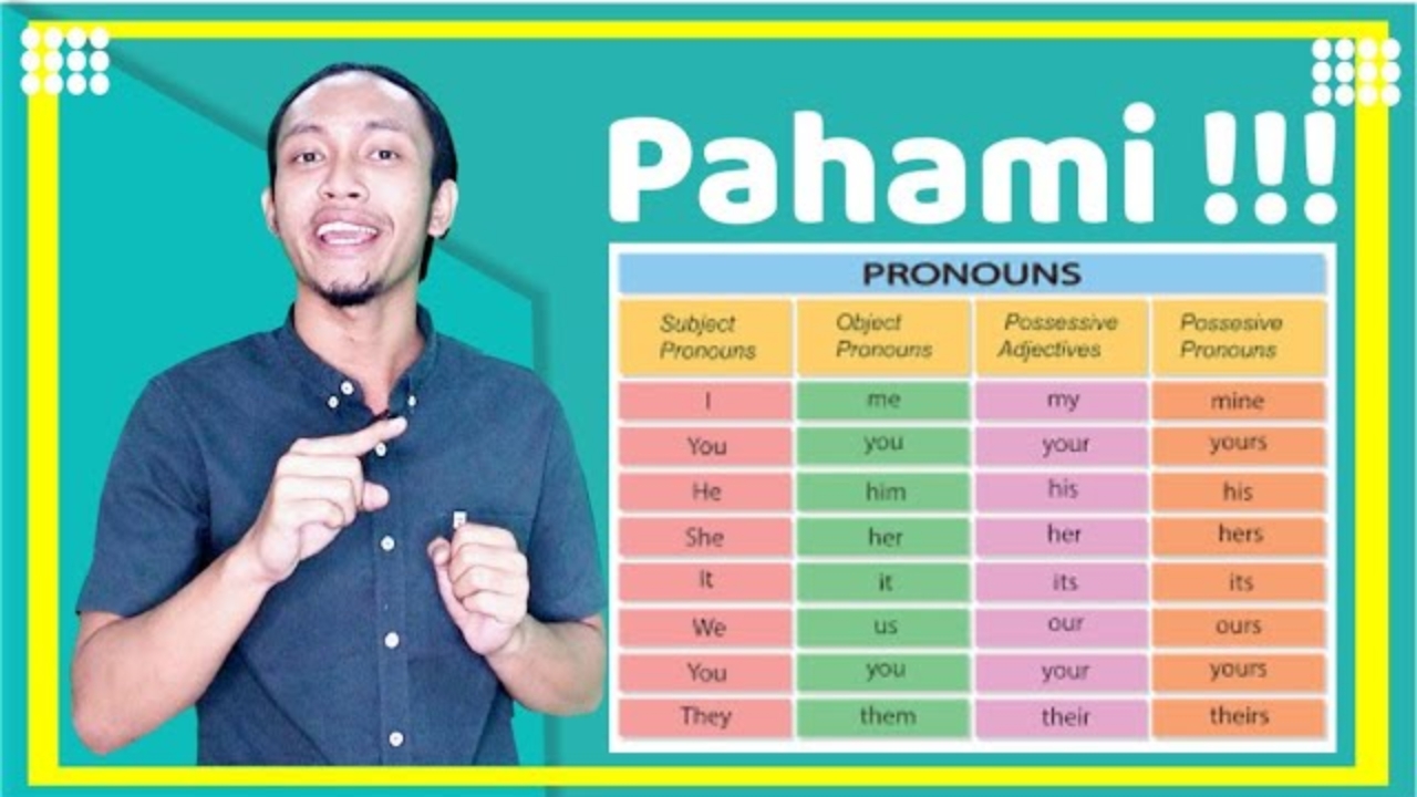 PRONOUN DALAM BAHASA INGGRIS | Kampung Inggris Online