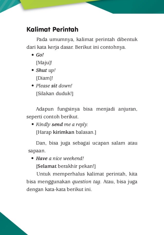 Contoh Kalimat Kata Kerja Bahasa Inggris – Berbagai Contoh