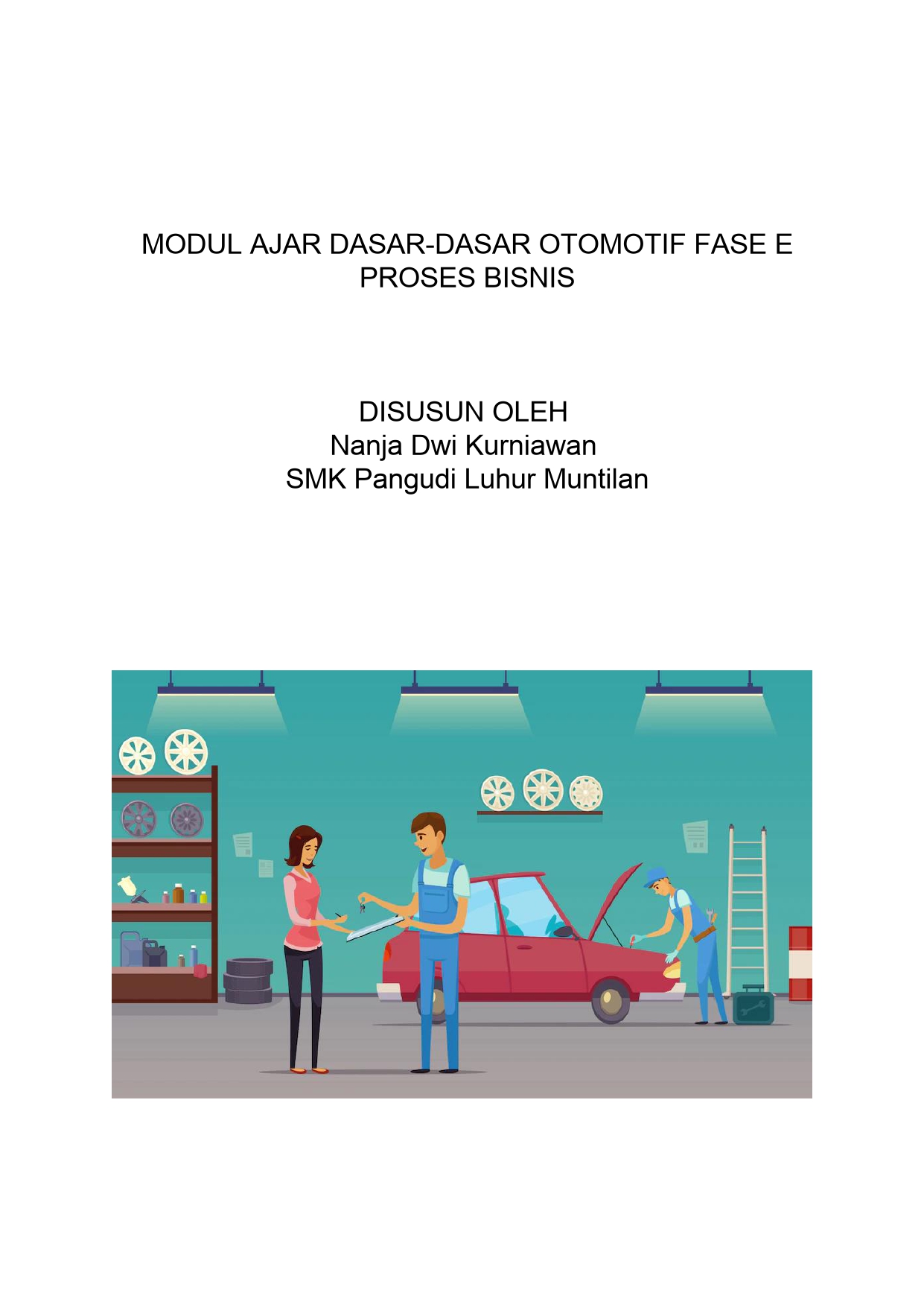 Download Modul Ajar Dasar-dasar Teknik Otomotif - Proses Bisnis Bidang