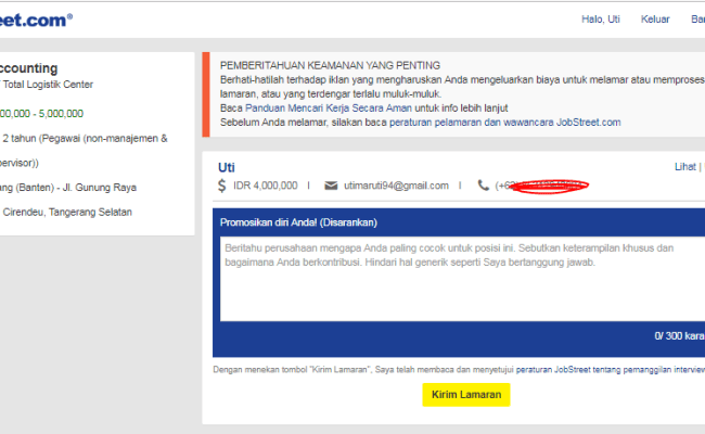 Contoh Promosikan Diri Anda Di Jobstreet Barisan Contoh – Otosection