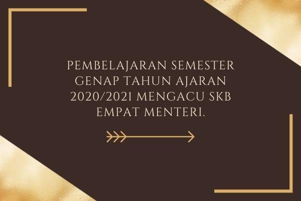 PEMBELAJARAN SEMESTER GENAP