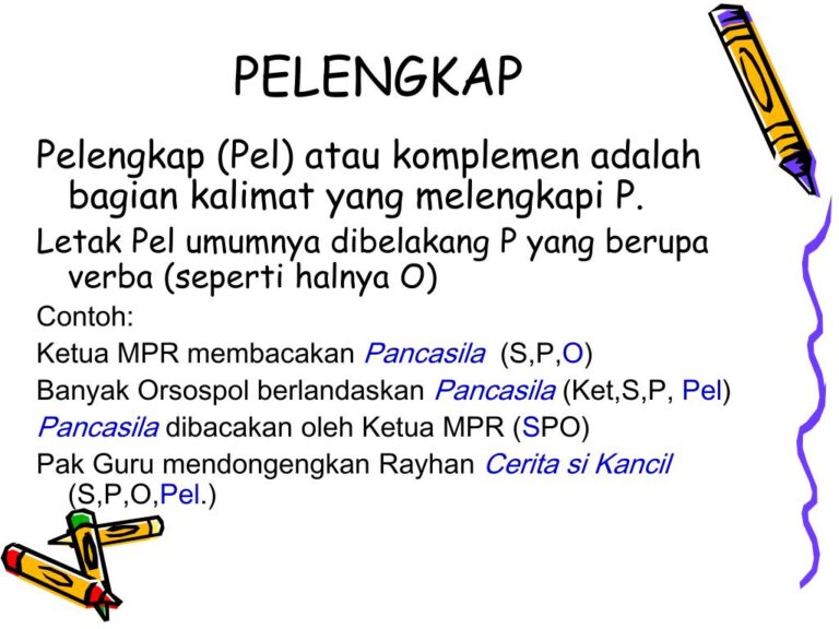 pelengkap l