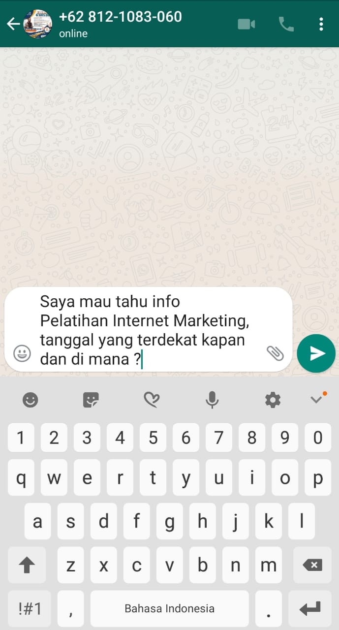 link otomatis kirim chat wa